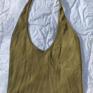 Out From Under by Urban Outfitters Stretch Crop Halter Top